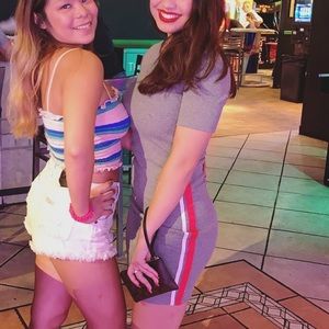 Tight Striped Grey Bodycon Dress